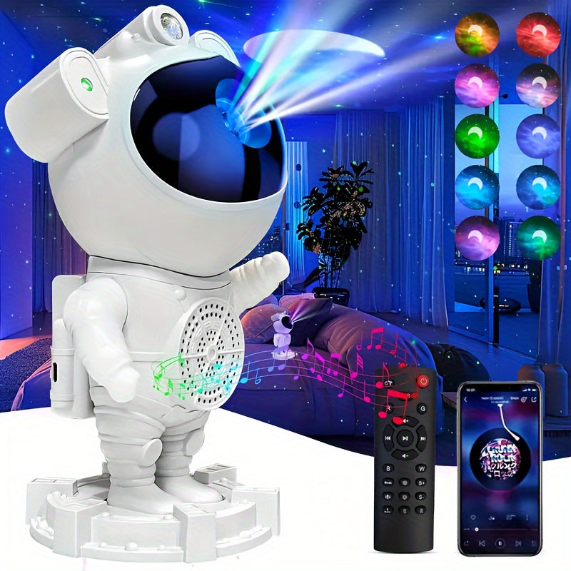 Astronaut Galaxy Projector with Music Sync: Explore the Stars to Your Favorite Tunes