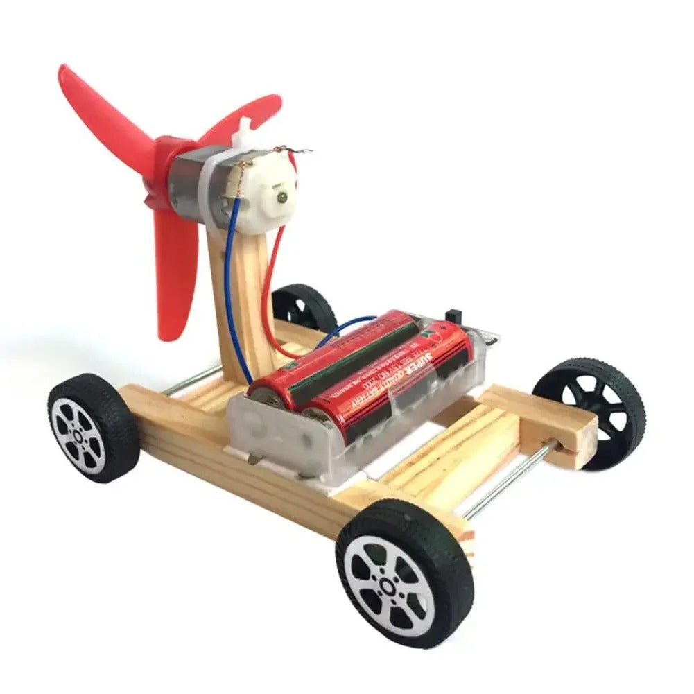 3D DIY Engineering Kit: Build a Fan Car, Solar Car, Helicopter, and Claw