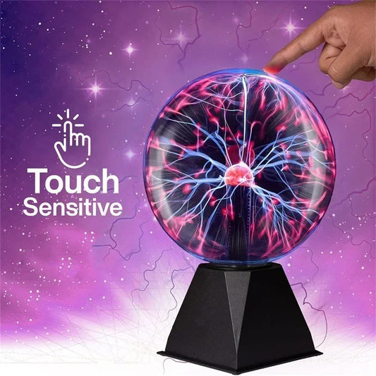 Plasma Ball: Touch the Sparks and Control the Energy