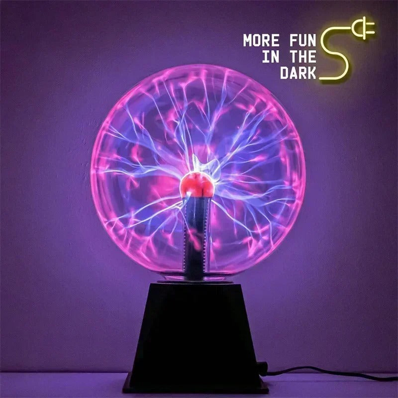 Plasma Ball: Touch the Sparks and Control the Energy