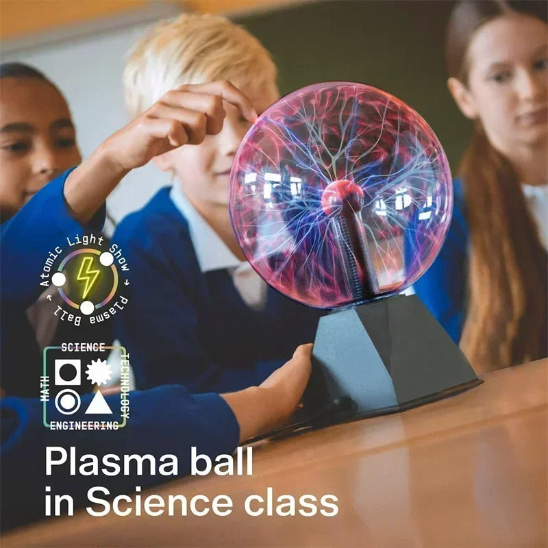 Plasma Ball: Touch the Sparks and Control the Energy