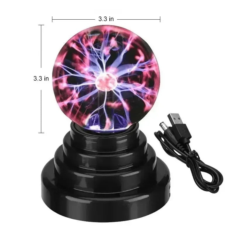 Plasma Ball: Touch the Sparks and Control the Energy