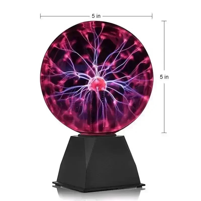 Plasma Ball: Touch the Sparks and Control the Energy